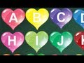 Alphabet  abc song with cute heart shape  alphabet song  phonics song  nursery rhyme
