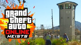 PRISON BREAK HEIST (GTA 5 Heists Funny Moments) #1