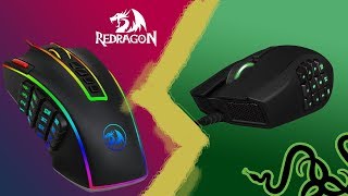 Razer Naga vs Redragon Legend. Сравнение, обзор - Razer Naga и Redragon Legend