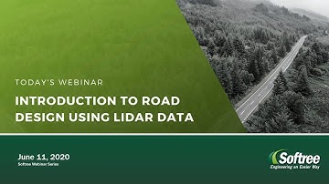 Introduction to Road Design using LiDAR Data