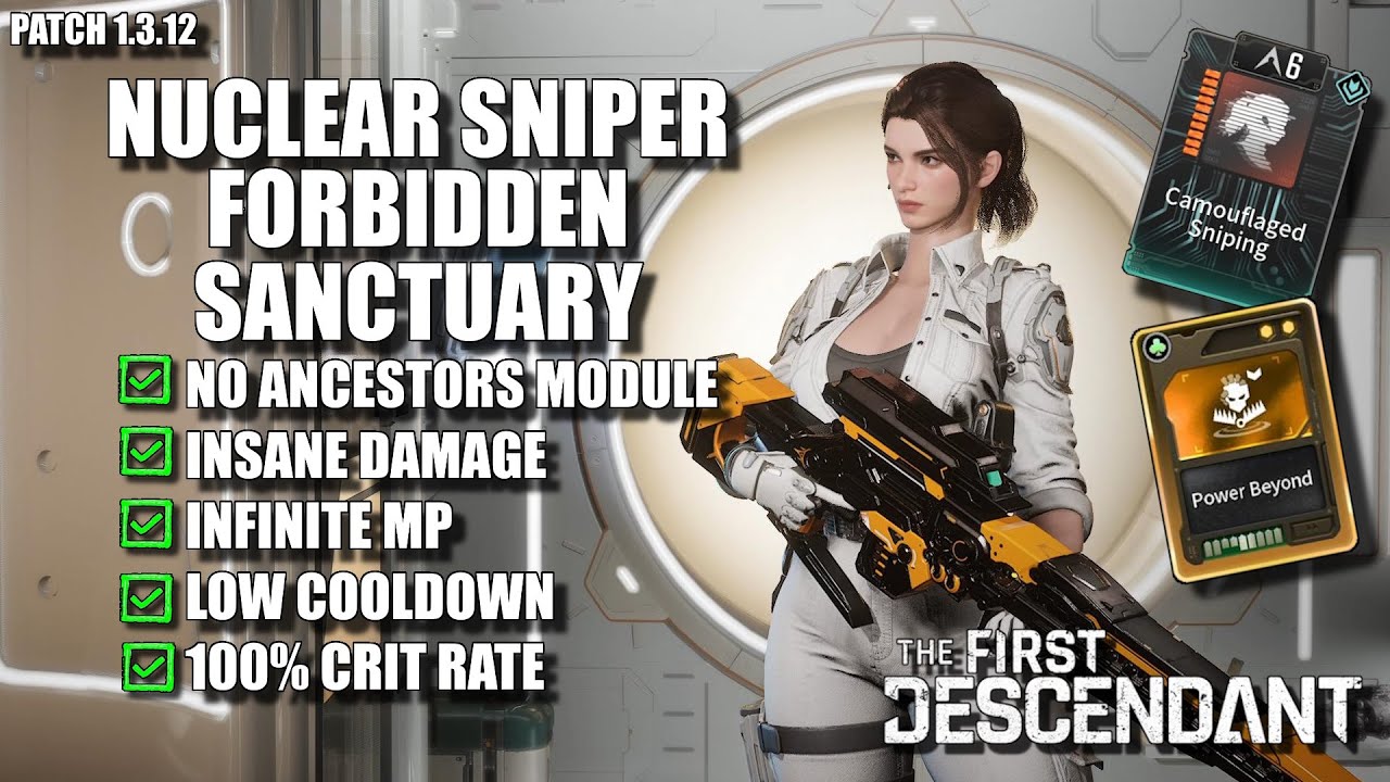 Hailey Camo Sniping Forbidden Sanctuary Build 6m3s | The First Descendant