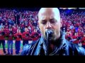 Chris Daughtry sings National Anthem for Game 7 of World Series (Cardinals vs Rangers)