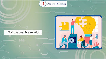 Ch 6 | Gems Educational | Computer | Class 4 | Step Wise  Thinking  | For children