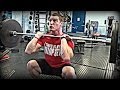 LOSING MY FRONT SQUAT VIRGINITY!! + Back &amp; Biceps