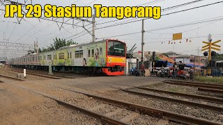 Perlintasan Kereta Api Stasiun Tangerang