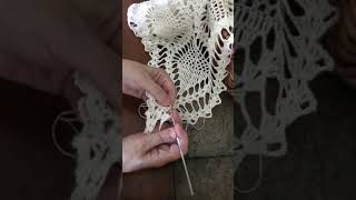 Вязание шали»Ананасами»крючком Подробный МК со схемой Несложно How to crochet a shawl  #8Аus25, 2020