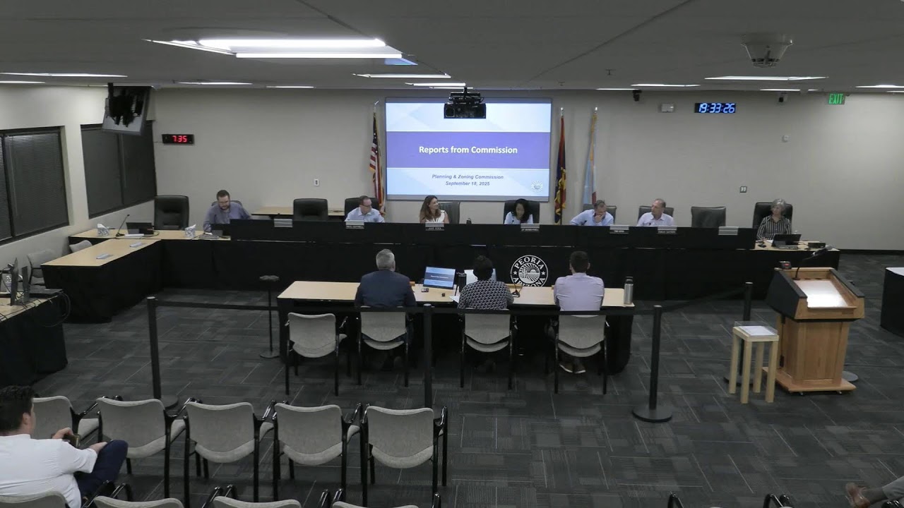 City of Peoria: Planning and Zoning Meeting - September 18, 2025