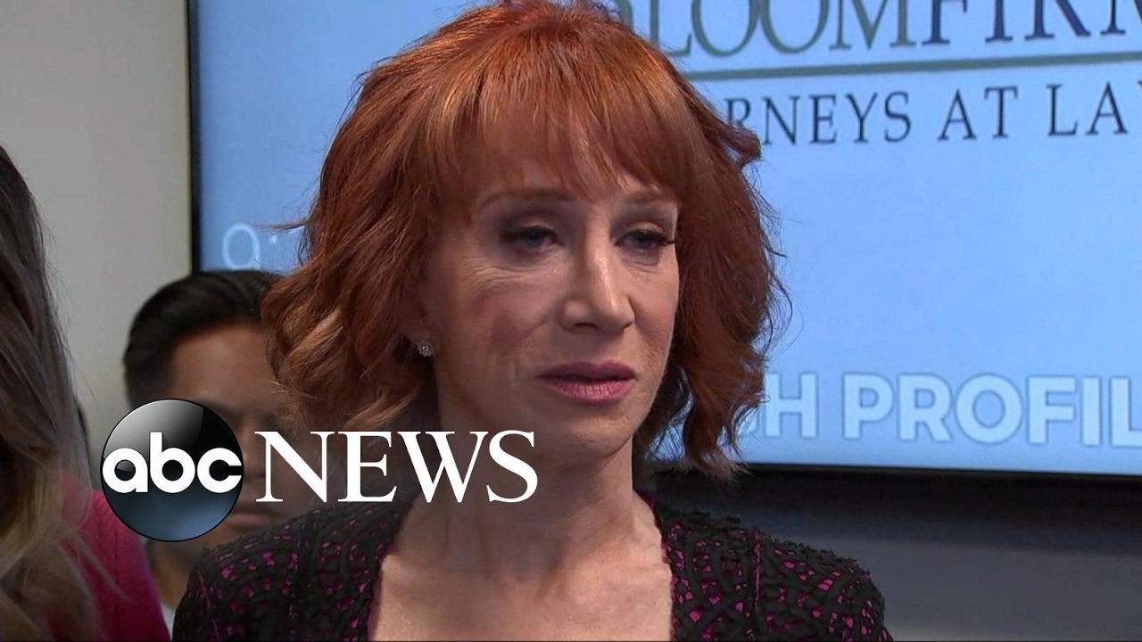 Kathy Griffin vows she will not stop criticizing the president