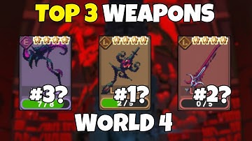 The TOP 3 WEAPONS In The NEW WORLD 4 UPDATE.. | Pixel Blade