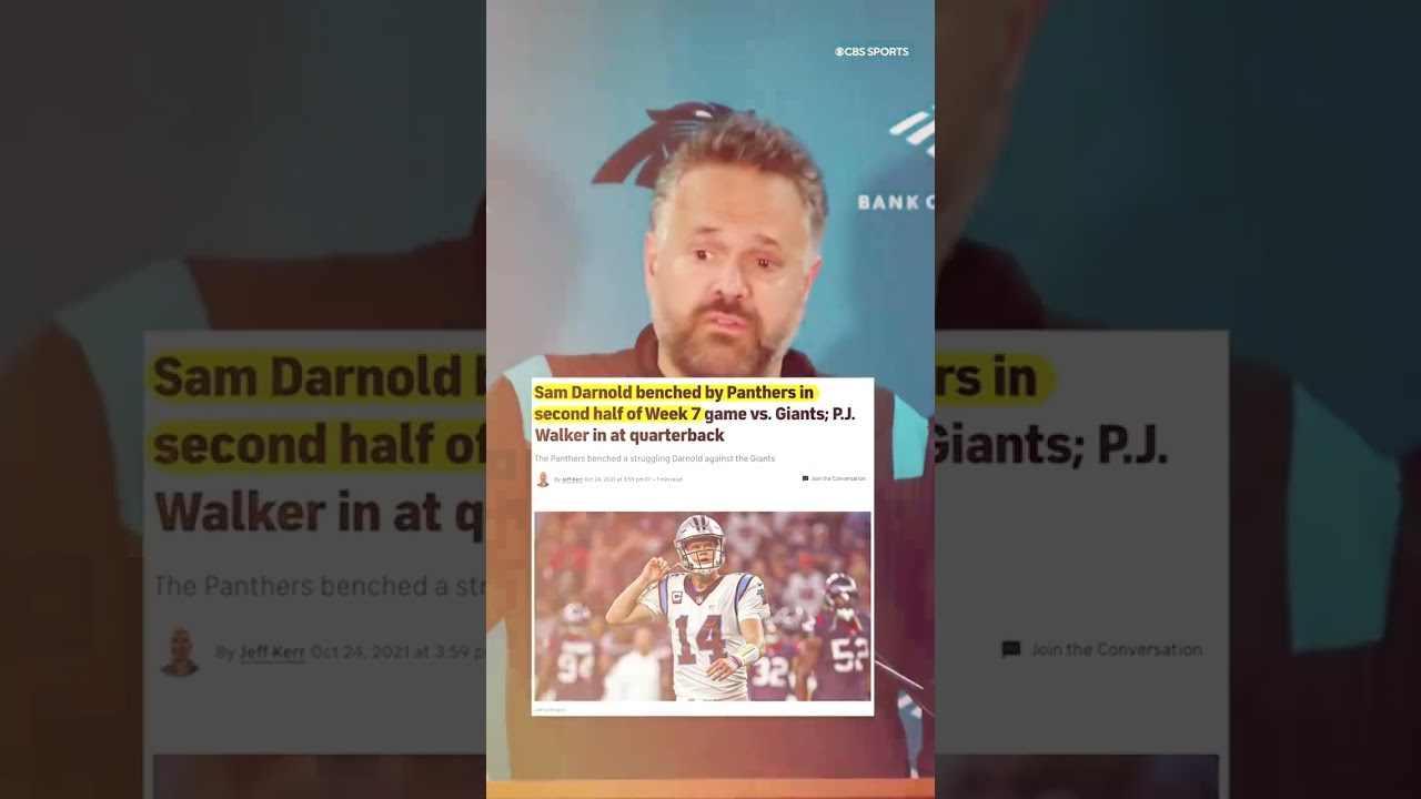 This line from our interview with a sophomore Sam Darnold hits different now 