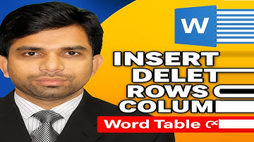 How to Insert & Delete Rows or Columns in Microsoft Word 💻 | Part 2 (Updated 2025) || MAS Tech BD ||