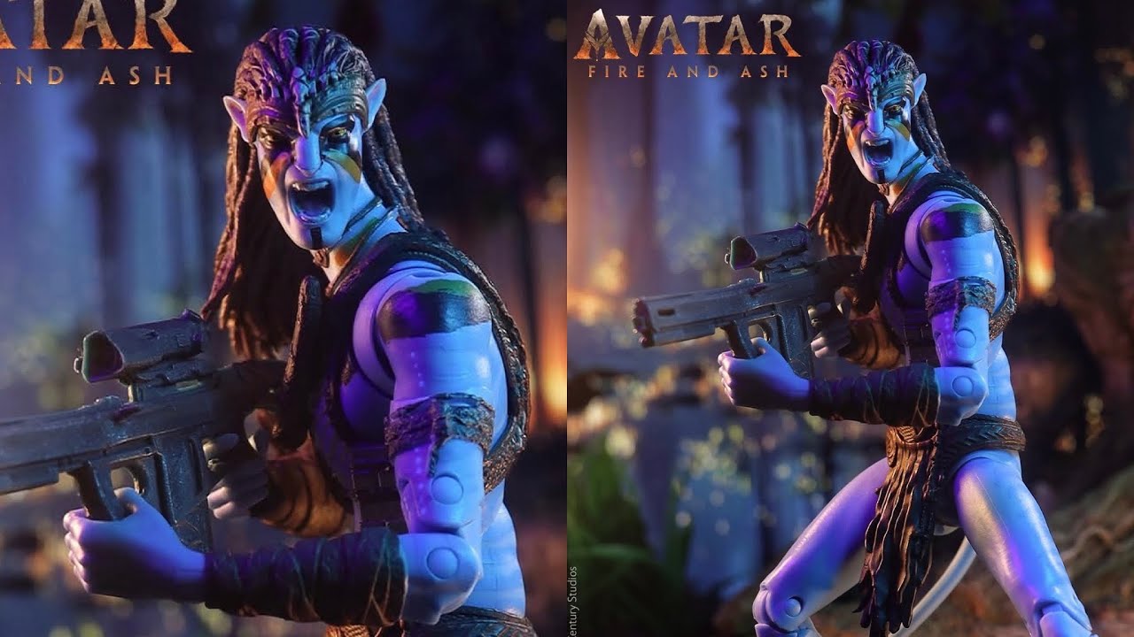 New McFarlane Toys Avatar Fire & Ash Jake Skully action figure
