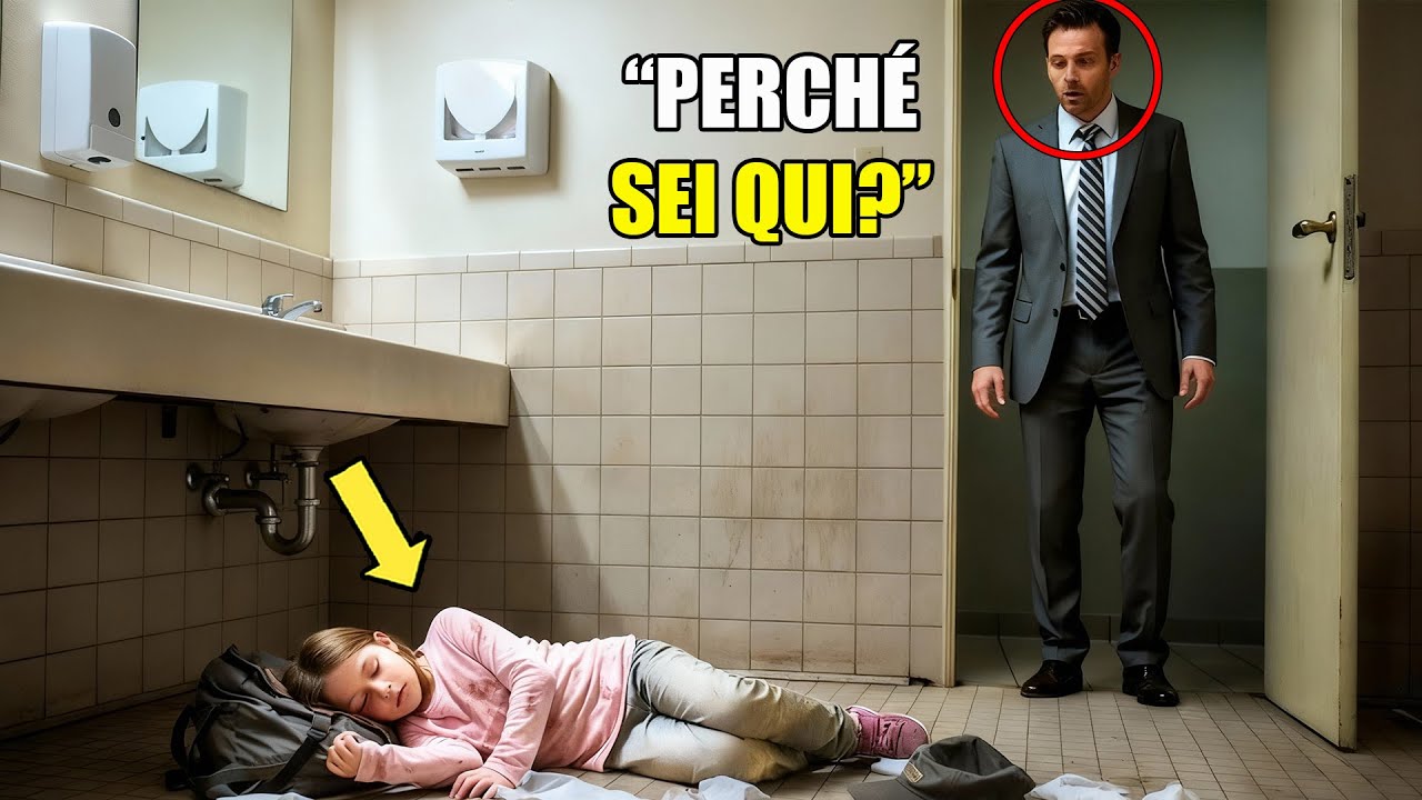 Milionario trova una bambina che dorme in bagno. Avvicinandosi, all ...