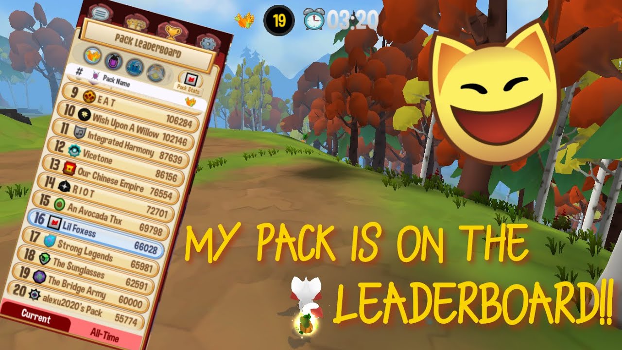 Animal Jam Play Wild My Pack Made It On The Leaderboard?! YouTube