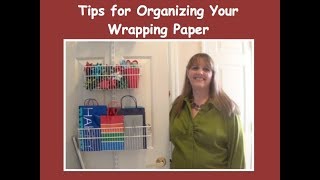 Organizing Your Wrapping Paper (Organizer AZ 911)
