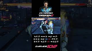Easy Claudio Serafino Heat Full Stage Combo Tekken 8 Season 2. Damage 102.