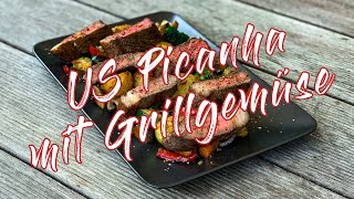 US Picanha mit Grillgemüse