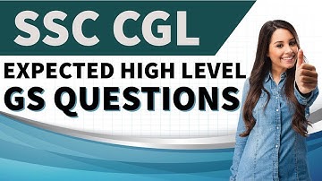 SSC CGL - Expected GS Questions (High Level) Part 2 by Dr Mahipal Singh Rathore