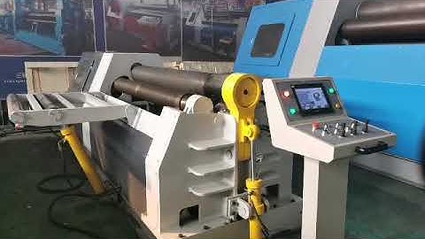 4 rolls CNC plate rolling machine W12-8x1500