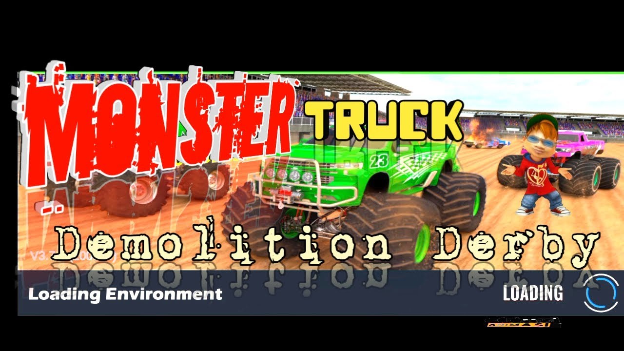 Monster Truck demolition derby - YouTube