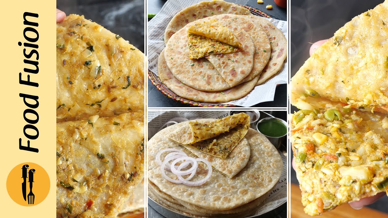 Mix Vegetable & Onion Masala Paratha - Make and Freeze Recipes By Food Fusion (Ramazan Special)