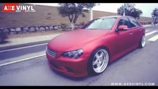 AXEVINYL Factory Direct Premium Magenta Satin Chrome Wrap Vinyl Film Matte Chrome Red AXEVINYL Factory Direct Premium Magenta Satin Chrome Wrap Vinyl Film Matte Chrome Red