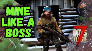 The ULTIMATE Mining Guide in 7 Days to Die Console Version Tutorial - xbox playstation ps4 ps5