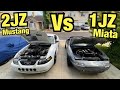 Project WAP Takes On The 1JZ Miata!!! (Hellcat Is Scared Of The WAP...)