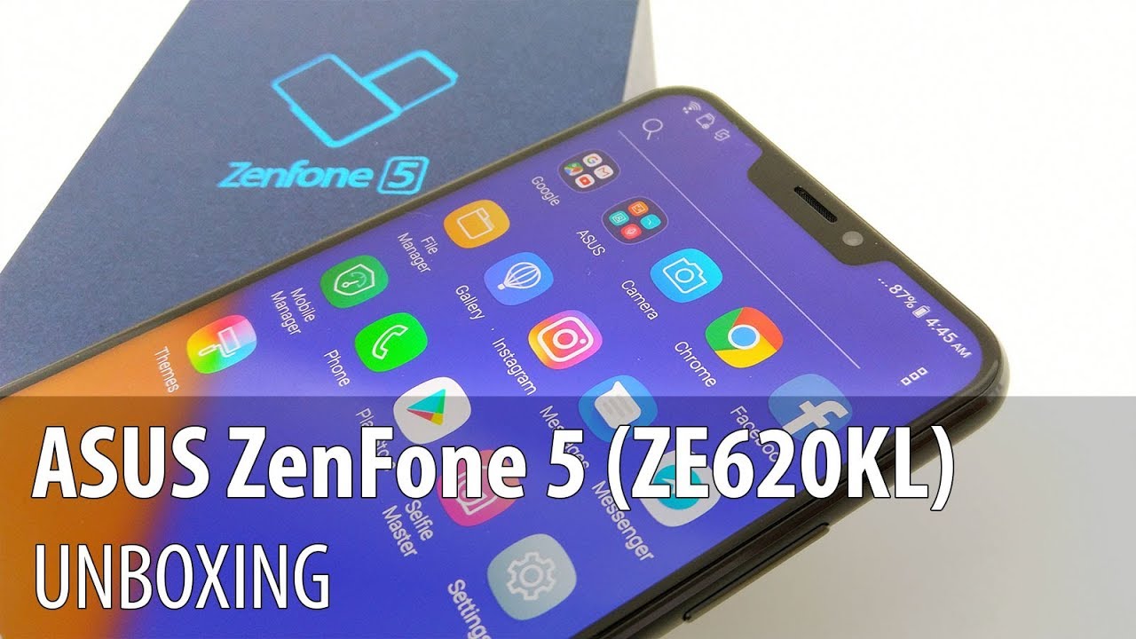 ASUS ZenFone 5 ZE620KL Unboxing (High Midrange AI Phone With