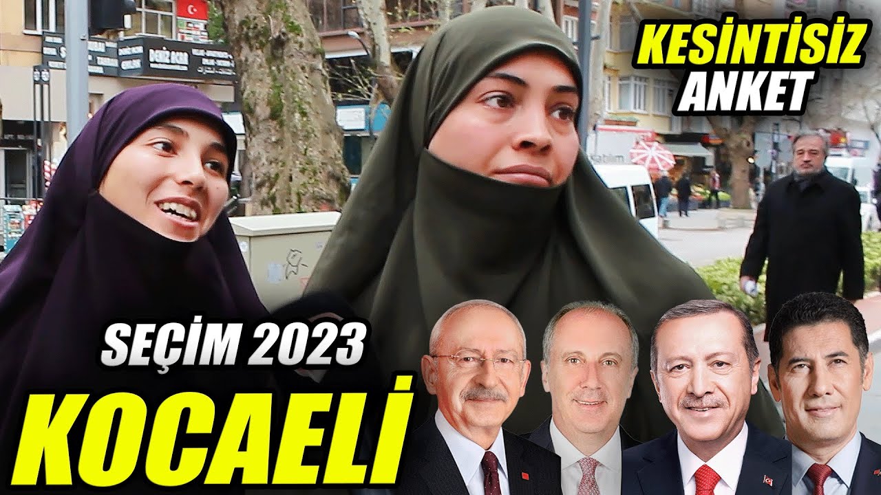 KOCAELİ'de ŞOK! | KESİNTİSİZ Cumhurbaşkanlığı Sayaçlı Seçim Anketi / Sokak Röportajları | Seçim