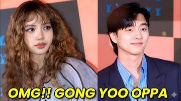 LISA BLACKPINK FINALLY Meets Her CRUSH Gong Yoo Stealing the Spotlight at the Louis Vuitton