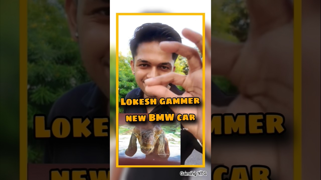 Lokesh gamer new BMW car 😂 #shorts #freefire #bmw #comedy