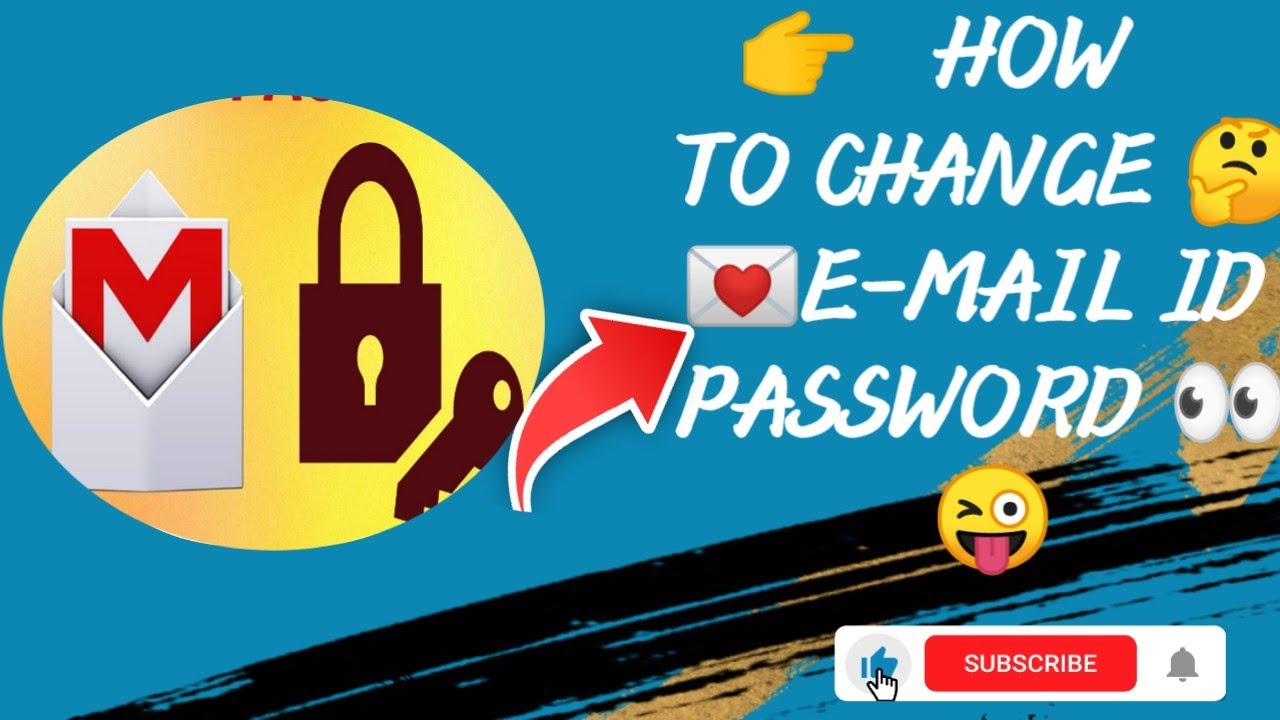 How To Change E mail Id Password in Tamil YouTube