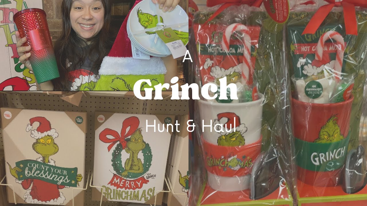 A Grinch Haul & Hunt Hobby Lobby, Marshalls, Etc YouTube