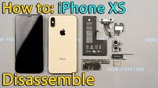 iPhone XS disassembling and back cover replacement