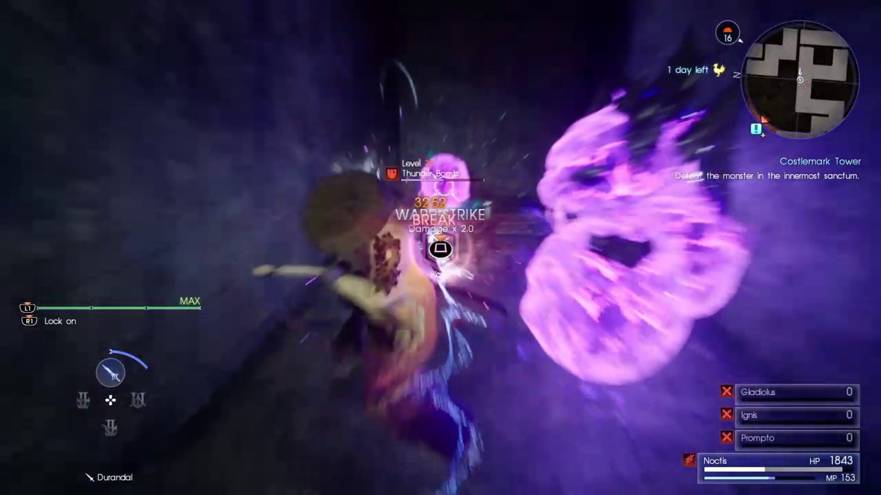 FFXV Castle Tower success YouTube