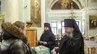 Сотрудники Данилова монастыря поздравили епископа Солнечногорского Алексия с Рождеством Христовым