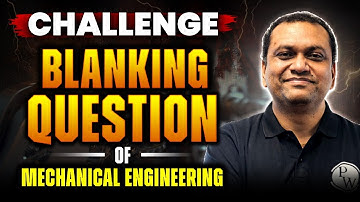 GATE 2024 Question Paper | Challenge Blanking Question Of Mechanical Engineering