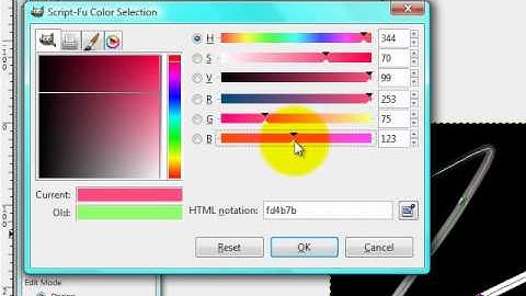 ♥How to make a Neon Beam Effect[[Gimp]]♥