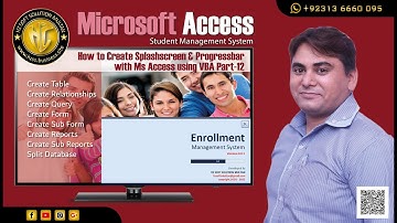 How to Create Progress Bar with MS Access Using VBA in Hindi