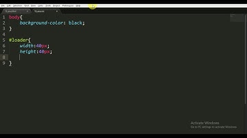 #15  MAKE PURE CSS3 ANIMATIONS/PRELOADER...