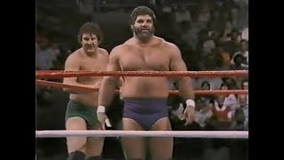 Magnificent Muraco & Bob Orton vs BJ Haynes & Sivi Afi SuperStars Oct 11th, 1986