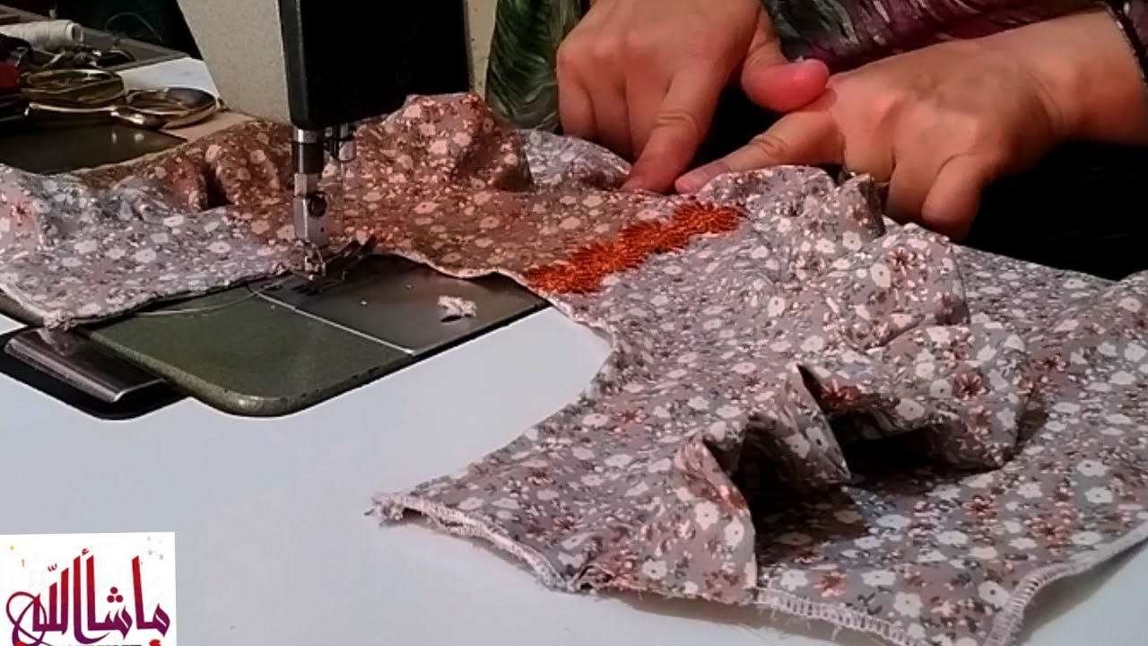 افكار وحيل معا بشرى العميرية كتفنن ليكم فالصدرية او كتعلمكم بالبنية تفصيل وخياطة كندورة بالدونتيل📢