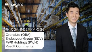 Orora (ORA), Endeavour Group (EDV) & PWR Holdings (PWH) Results | Reporting Season, August 2023