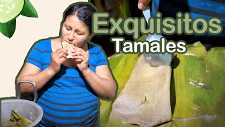 ¡ Una DELICIOSA Tradición Familiar !  Preparando Exquisitos Tamales de Guineo