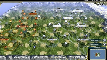 Persia vs Greece! Civ 5 AI Only Timelapse