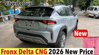 Maruti Fronx Delta CNG Model 2026 🔥l  New Price -Mileage Review l Fronx second model #marutisuzuki 