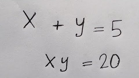 Math Olympiad Question | Can You Solve This??? (X,Y=?)..