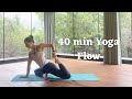 40 min yoga flow for strength  flexibility   the land geyikbayiri