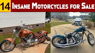 15 Insane Motorcycles for Sale – Rare, Powerful & Custom Bikes
